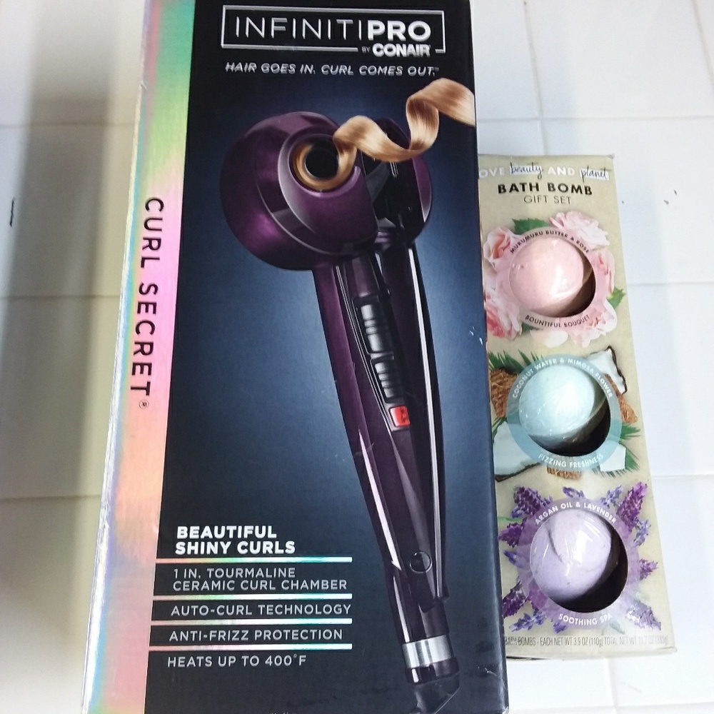 Conair Infiniti Pro Secret Curling Iron - Purple